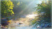 Beautiful Snake Creek at Historic Banning Mills