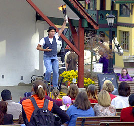 Entertainer at GA festival