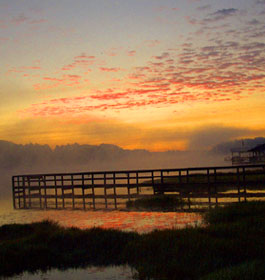 Fishing pier at GA lake