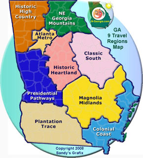 Georgia Travel Regions