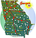 Georgia Highways and Cities Map
