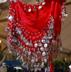 Pretty sparkly clothes at Greek Festival