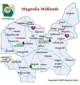 Magnolia Midlands's Travel Region