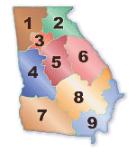 Georgia 9 Travel Regions