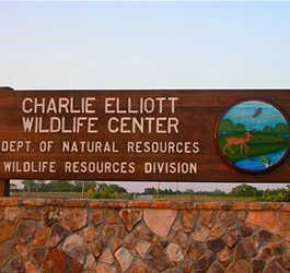 Charlie Elliott Wildlife Area Sign