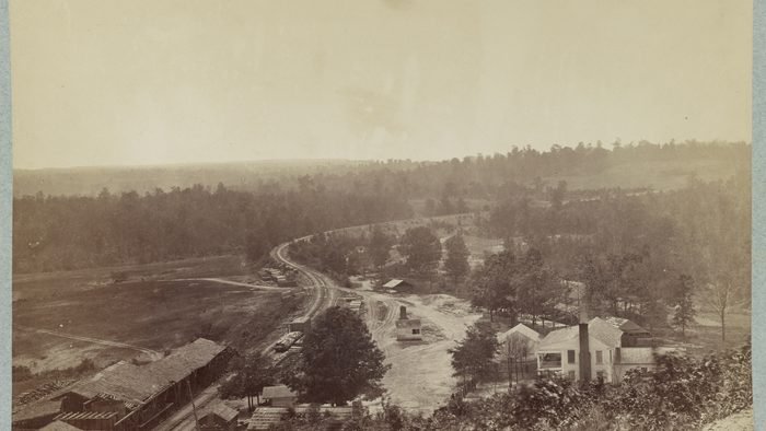 Allatoona Pass, Georgia, looking south, 1864