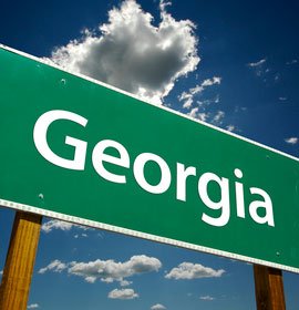 Georgia Travel Sign