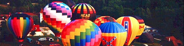 Hot air balloons in Helen Georgia