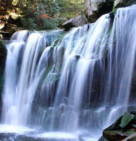 Stunning waterfall scene