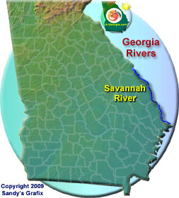 Savannah River Map