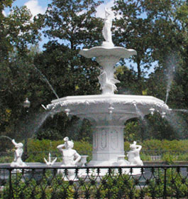 Savannah Square Water Fountain