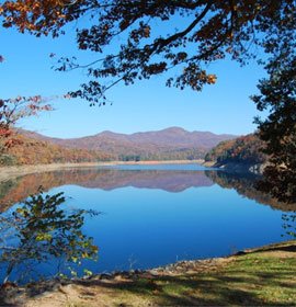Scenic Mountain and Lake